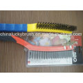 Double Colour Steel Wire Barbecue Equipment Brush (YY-506)