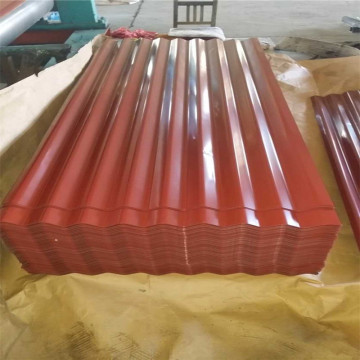 Green Galvanized Steel Roofing Sheet