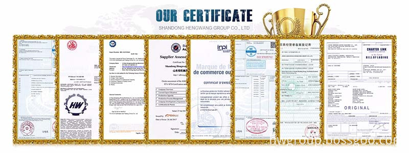 certificate for small wheel loader