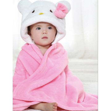 Baby Towel Hood Coral Fleece Baby Hooded Towel