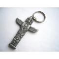 Square Key Chain, Metal Key Ring (GZHY-KA-028)