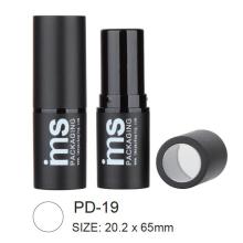 PCR-ABS Round Plastic Lipstick Packaging with transparent window