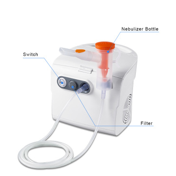 Portable medical air compressor nebulizer