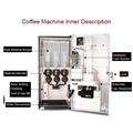 Distributeur automatique de café à usage commercial avec reconnaissance de pièces Sc-8703b