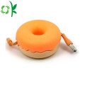 2019 Mais Novo Daughnut Silicone Cable Winder Storage Box