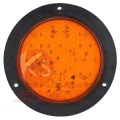 DOT Approved 4 Inch Round Tail Stop Turn Reverse Light Water Proof,