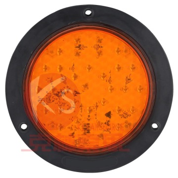 DOT Approved 4 Inch Round Tail Stop Turn Reverse Light Water Proof,