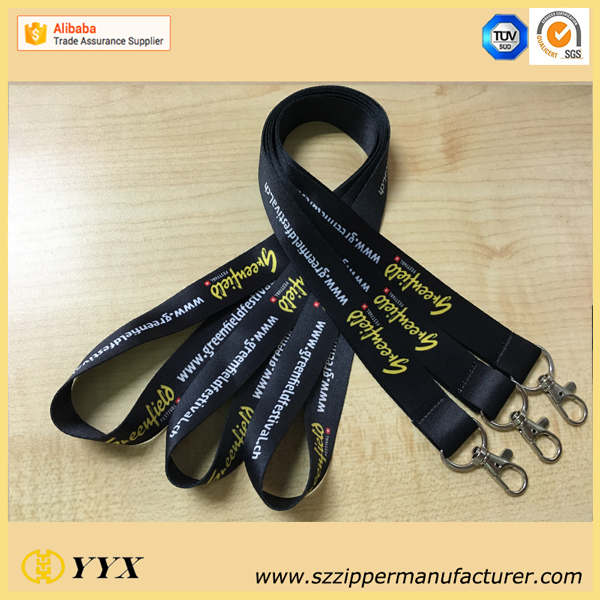 Cheap custom printed sublimation logo lanyard