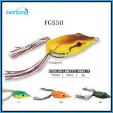 Yellow/Red Color Popular Hand Made Frog Lure