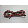 Twisted wire harness with MOLEX housing