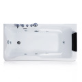 Acrylic Corner Freestanding Jetted Bathtub