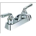 ABS Plastic Faucet with Two Handle in Chrome Surface