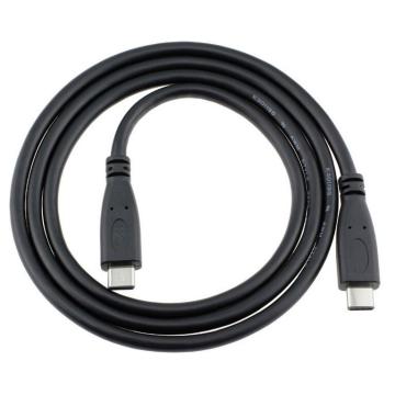 USB 3.1 Type-C macho para macho cabo de carregador de dados