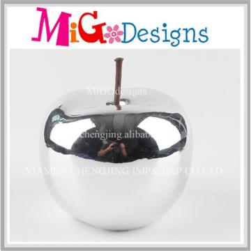 Handmade Absorbing Sliver Apple Ceramic Coin Bank