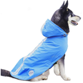 Capuche imperméable à chien réfléchissant