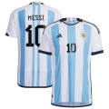 Men's Authentic Messi Argentina Home Football Jersey