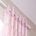 100% Polyester Black Yarn Jacquard Blackout Window Curtain