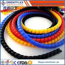 Black and Colorful Spiral Guard Hose Protector