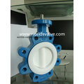 PTFE Coated Lug Type Butterfly Valve (D7L1X-10/16)