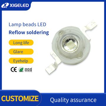 Reflow soldering red light bead LED bulb
