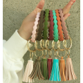 Pulsel por atacado Tassel Silicone Keychain Bracelet Walistlet