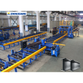 Steel Fabrication H-Beam Welding Assembly Production Line