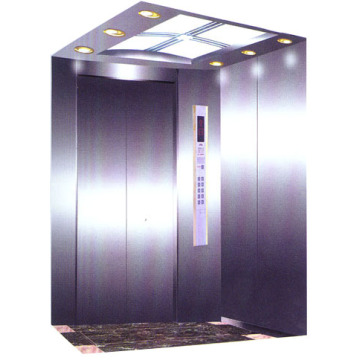 Coche de ascensor de pasajeros, ascensor decoración 450kg clasificada carga QK1001