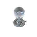 Chrome Privacy Door Knob with LED Mixing Lighting