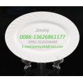 Heat Resistant Glass Cream Plate Waist Plate