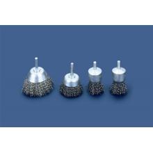 Shaft mounted cup brushes industrial type