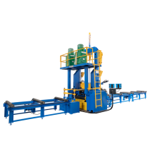 Steel Structure Assembling Welding H Beam Making Machine