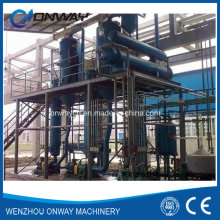 Stainless Steel Titanium Vacuum Film Evaporation Crystallizer Waste Water Effluent Treatment Plant Sodium Sulfate Distillation