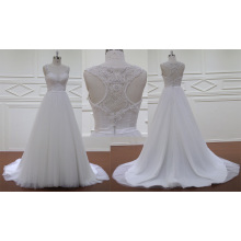 Vestidos de casamento da princesa estilo A linha vestido nupcial