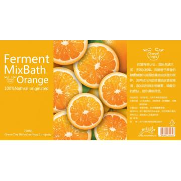 Champú de fragancia naranja