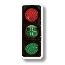 Split Screen Two-color Countdown Motor Vehicle Signal Lights