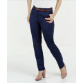 Pantalon slim bleu marine pour femme