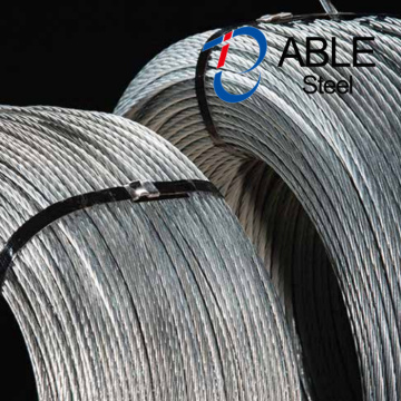 Cable retorcido galvanizado y recubierto de PVC