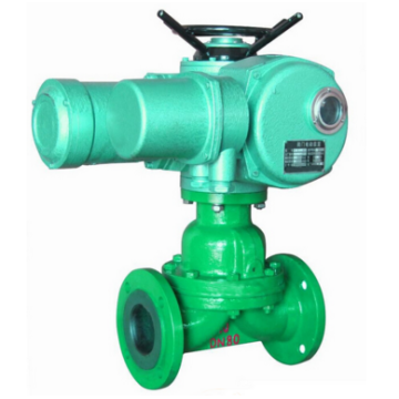 Electric PFA Fluorine Lined Diaphragm Valve