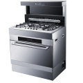 Freestanding Ceramic Cooker+Electric Oven with Range Hood