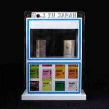 Magnetic floating e cigarette acrylic display stand