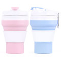 Nouveaux articles de tasse de café de silicone de pliage faite sur commande se pliante de silicone