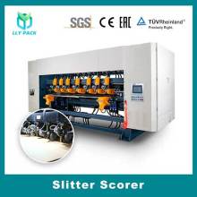 Corrugated cardboard slitting scorer machine