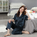 Satin silk bridesmaid pajamas set women sleepwear