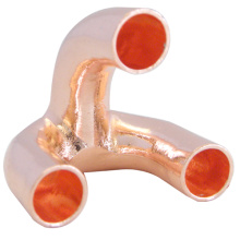 Curvas concéntricas de trípode de cobre