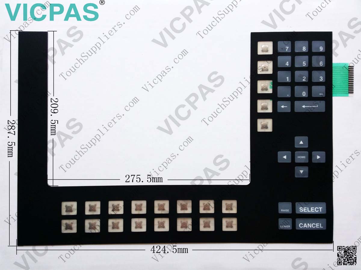 Membrane keyboard for 2711-K14C20 membrane keypad switch
