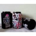 Impression de sublimation isolée Neoprene Can Cooler with Glued Bottom