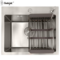 Stainless Steel Farmhouse 60x60cm Topmount Sink