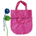 Advertising Promotional Custom Reusable Eco Polyester Foldable Shopping Carrier Tote Bag