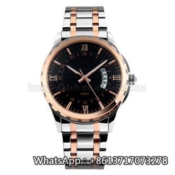 2016 nouvelle montre à quartz de style, montre en acier inoxydable de mode Hl-Bg-193