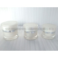 15ml 30ml 50ml White Radian Shape Acrylic Gel Jar Skincare P